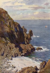 las rocas de Kullen, Molle, en el Kattegatt de Alfred Heaton Cooper