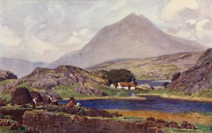 Recolectores de turba, Connemara de Alfred Heaton Cooper