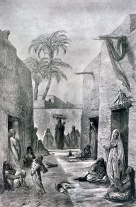 Una Calle de Almees, bailarinas egipcias, Egipto, 1872