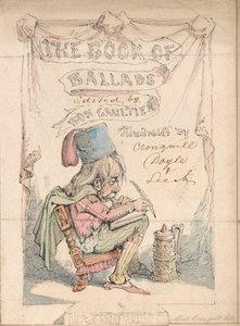 Frontispicio original del "Libro de baladas" (Bon Gaultier) de Alfred Henry Forrester