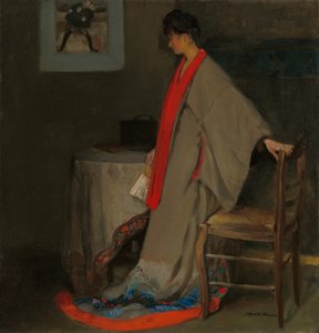 Joven mujer en kimono, c. 1901 de Alfred Henry Maurer