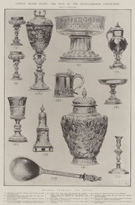 Costosa vajilla de plata, la venta de la colección Dunn-Gardner de Alfred Hugh Fisher