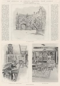 La mudanza del Hospital de Cristo de Londres de Alfred Hugh Fisher
