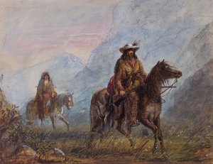 Capitán Joseph Rutherford Walker, c.1837 de Alfred Jacob Miller