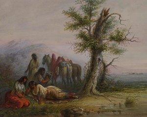 Mujeres indias de Alfred Jacob Miller