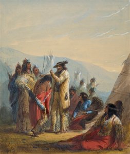 Regalos para los indios de Alfred Jacob Miller