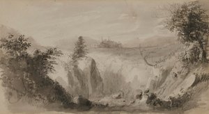 Escena en Perthshire, Escocia de Alfred Jacob Miller