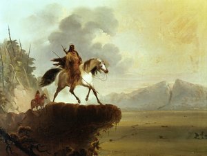 Indios Serpiente de Alfred Jacob Miller