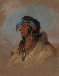 White Plume de Alfred Jacob Miller