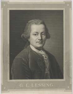 Retrato de Gotthold Ephraim Lessing 1729-1781, c. 1840 de Alfred Kraufse