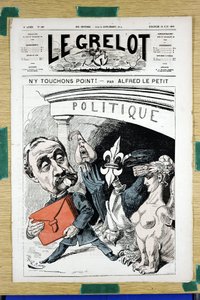 Portada de “Le Grelot”, número 166, Satírico en Colores de Alfred Le Petit
