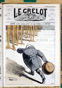 Portada de "El Grelot", número 84, Satírico en Colores de Alfred Le Petit