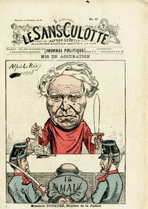 Portada de "Le Sans-Panlotte", número 10, Satírico en Colores de Alfred Le Petit