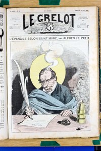 Portada de "Le Grelot", número 72, Satírico en Colores de Alfred Le Petit