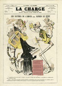 Ilustración de Alfred Le Petit (1841-1909) para la Portada de La Charge (1870), No. 14 de Alfred Le Petit