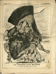 Ilustración de Alfred Le Pete (1841-1909) en La carga (1870), No. 12