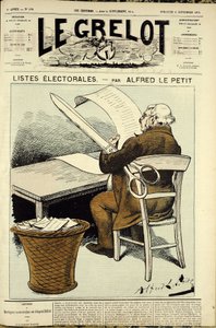 Ilustración para la portada de Le Grelot, No. 178