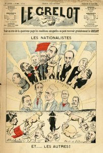 Ilustración de Alfred Le Pepetit (1841-1909) para la Portada de Le Grelot