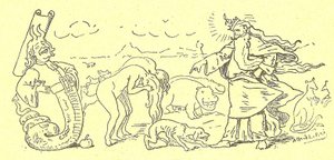 Ilustración de Alfred Le Petit (1841-1909) en Gros-Jean y su cura de Alfred Le Petit