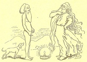 Ilustración de Alfred Le Pete en Gros-Jean y su cura de Alfred Le Petit