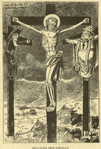 Ilustración de Alfred Le Pete (1841-1909) en Gros-Jean y su cura de Alfred Le Petit
