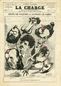 Ilustración de Alfred Le Petit (1841-1909) en La Charge (1870)