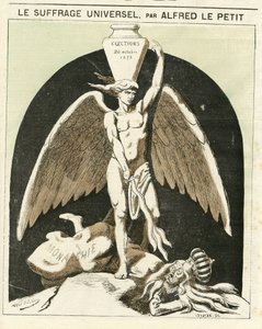 Ilustración de Alfred Le Petity (1841-1909) para la Portada de Le Grelot de Alfred Le Petit