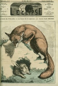 La punta de la oreja y la punta de la cola, entre Adolphe Thiers en zorro - República y Philippe d