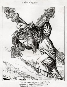 Caricatura de Leon Cladel, c.1875-80