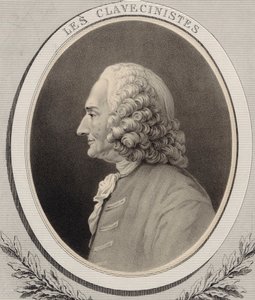 Retrato del compositor Jean-Philippe Rameau 1683-1764 de Alfred Lemoine
