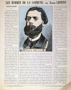 Jules Vallès, periodista francés, autor y miembro de la Comuna de París de Alfred Lepetit