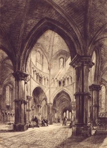 Interior de la Iglesia del Templo de Alfred Louis Brunet Debaines