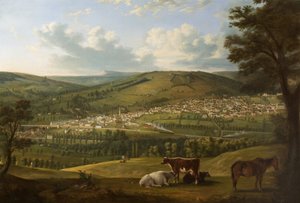 Stroud desde cerca del Fuerte Rodborough, Gloucestershire