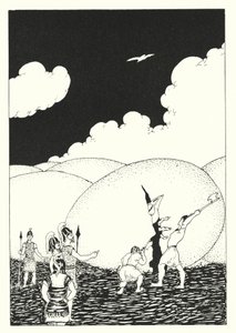 Historia verdadera de Lucian: El huevo de Halcyon (grabado) de Alfred Payne Garnett
