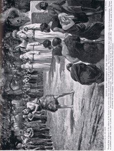 La Justicia Dispensada por los Druidas, ilustración de 