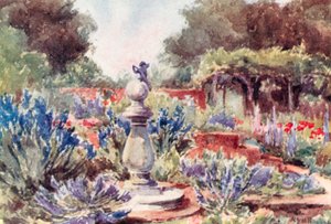 "Un dial es la anatomía del día y una escala de millas para el viaje del sol" (litografía en color) de Alfred Rawlings