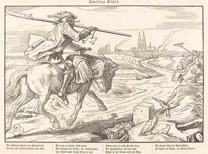 También una danza de la muerte II de Alfred Rethel