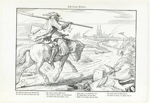 Auch ein Todtentanz, placa II de Alfred Rethel