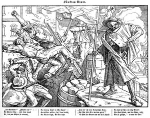 Totentanz 1848: La muerte lidera a los ciudadanos revolucionarios
