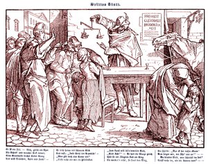 Totentanz 1848: La muerte demuestra que todos los hombres son iguales