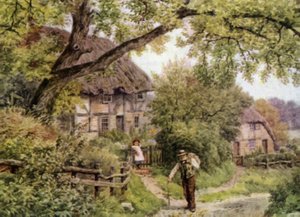 Un callejón en Houghton, Sussex de Alfred Robert Quinton