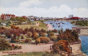 Lago de botes, South Shore, Skegness de Alfred Robert Quinton