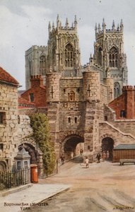 Bootham Bar y Minster, York de Alfred Robert Quinton