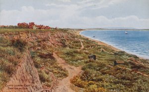 Acantilados, mirando al este, Barton-on-Sea de Alfred Robert Quinton