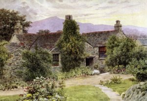 Dove Cottage, Grasmere (litografía en color)