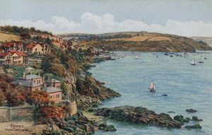 Fowey, desde Castle Hill de Alfred Robert Quinton