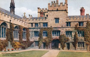 Torre de la puerta, Primer patio, Jesus Col, Oxford de Alfred Robert Quinton