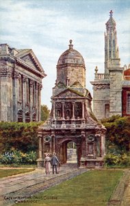 Puerta de Honor, Caius College, Cambridge de Alfred Robert Quinton