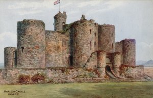 Castillo de Harlech, desde el NE