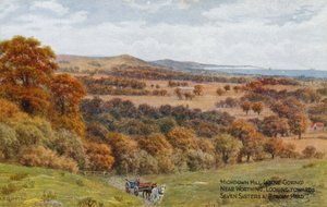 Colina Highdown (sobre Goring), cerca de Worthing, mirando hacia Seven Sisters y Beachy Head de Alfred Robert Quinton